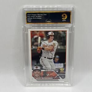 Adley Rutschman ROOKIE CARD 2023 Topps Series 1 Rookie Card #250 Graded 9 MLB
